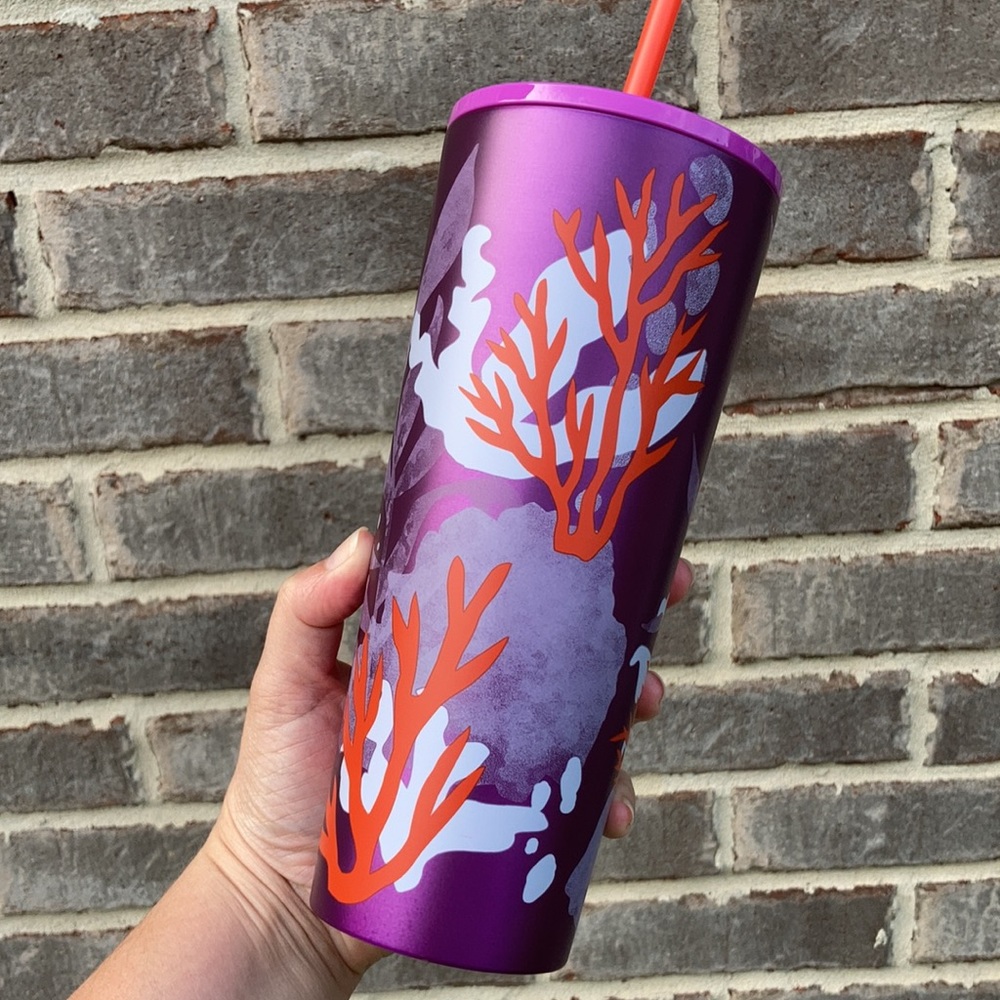 Starbucks Coral Summer Tumbler - Picture 3 of 7